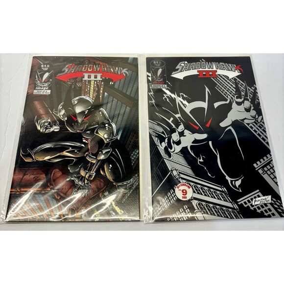 Shadowhawk II #1 to 3 and III #1 to 2 Image Comics Book Lot 1993 Modern Age NM - Picture 3 of 3